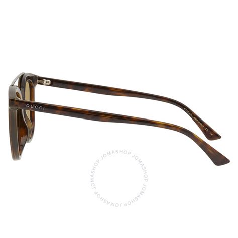 Gucci Gold Geometric Unisex Sunglasses GG0403S 002 51